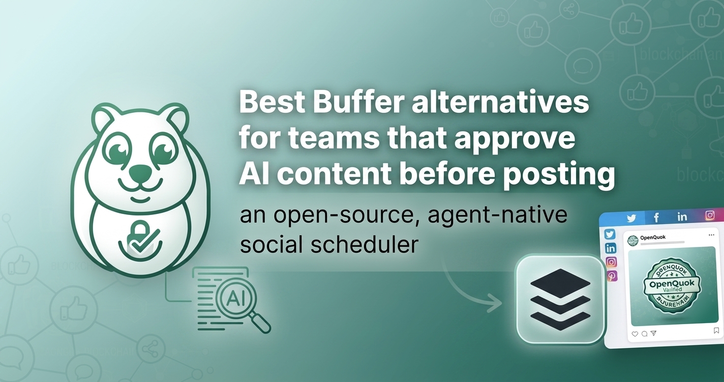Featured image for blog post: Best Buffer alternatives for teams that approve AI content before posting