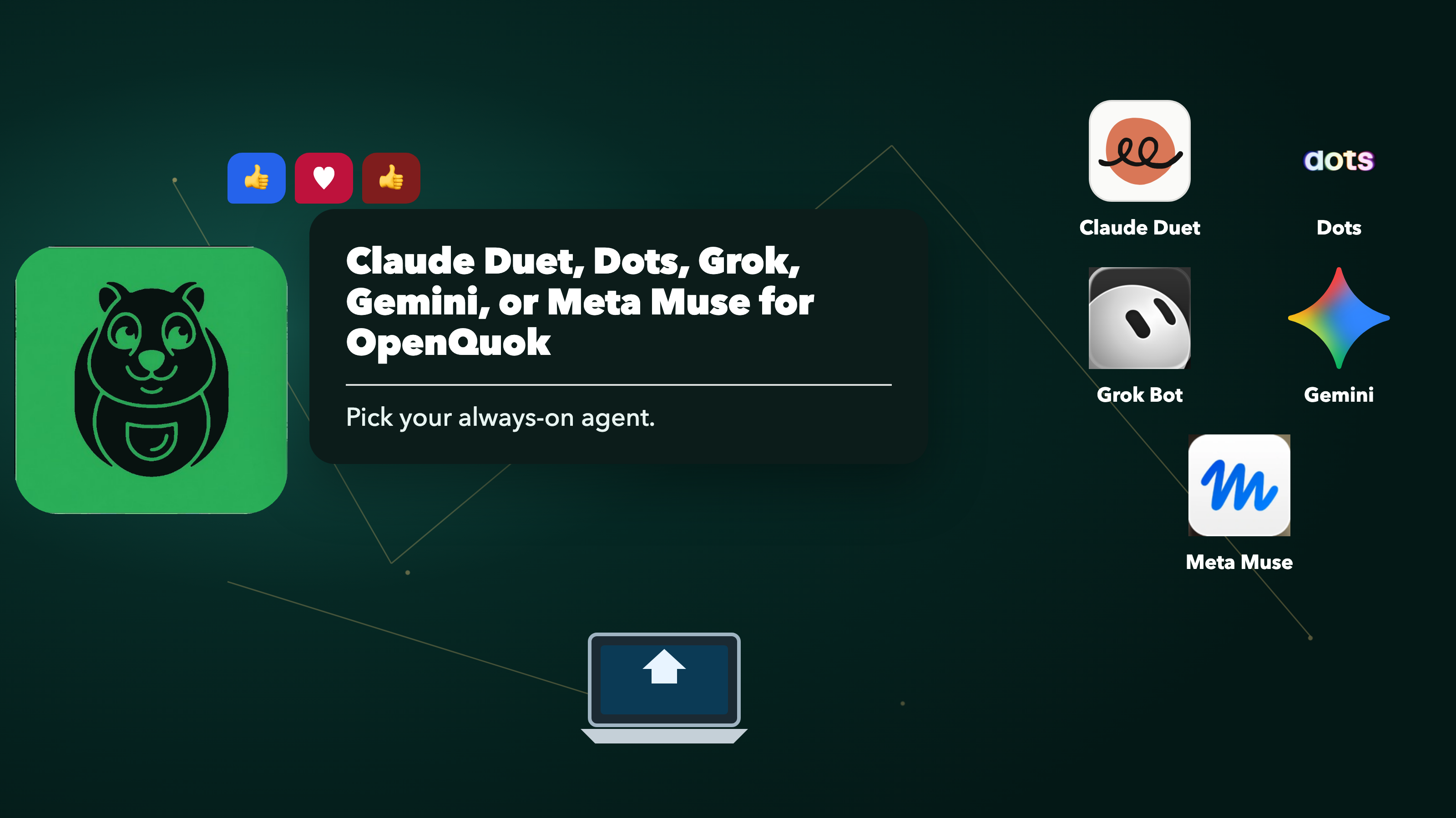 Pick Your Always-On Agent: Claude Duet, Dots, Grok Bot, Gemini Task, or Meta Muse