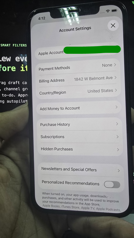 OpenQuok Warmup - Set App Store Country to USA