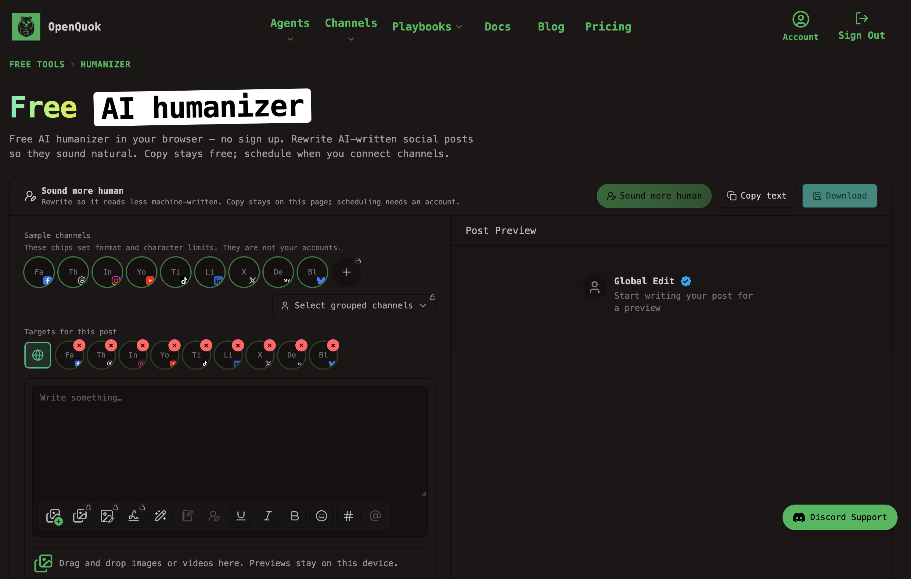 OpenQuok Humanizer