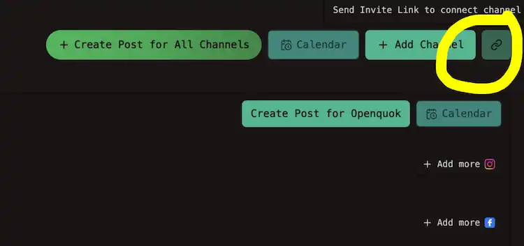 Send Invite to Client